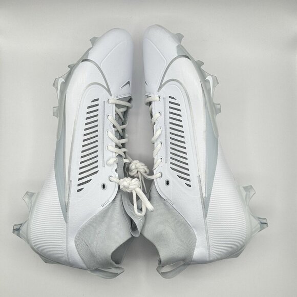 Size 16 Nike Vapor Edge Pro 360 2 Football White Platinum DA5456 100 Mens New - Picture 7 of 9